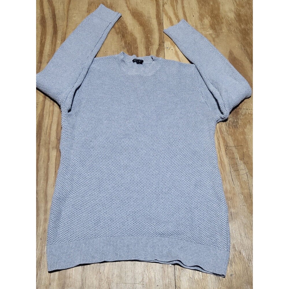 Steven Alan Textured Pullover Cotton Longsleeve Sweatshirt Women S Gray @L3